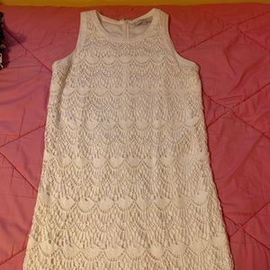 LOFT crochet detailed dress
